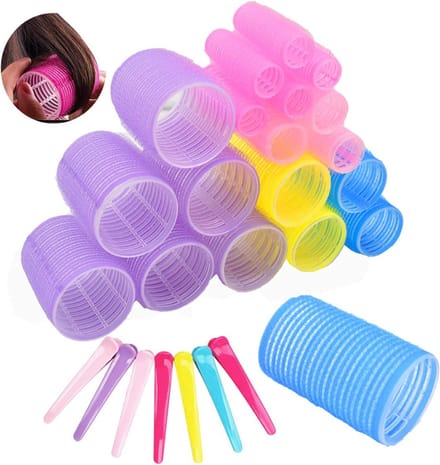 Krulspelden Set - Haarrollers - Heatless Curls - Kleefrollers