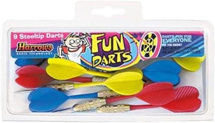 Dartpijlen Set - Dartpijlen Basis - Vrijetijdsgebruik - Nylon Punten - Set van 9 - Meerkleurig