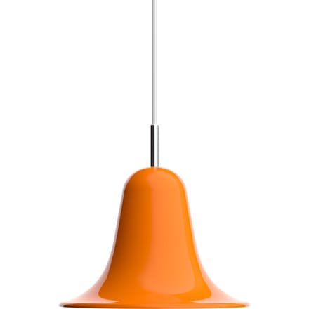 Verpan hanglamp Pantop, oranje, Ø 23 cm, metaal, E14