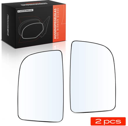 Frankberg 2x Spiegelglas Buitenspiegel Voor voor Mercedes-Benz