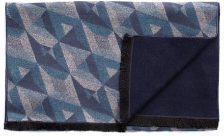 Tresanti DALMAZIO Viscose scarf with mosaic pattern Turquoise (TRSCIE213 - 806)