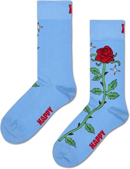 Happy Socks Rose Sock - unisex sokken - blauw - Unisex - Maat: 36 - 40
