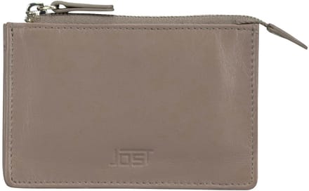 JOST Leren sleutelgeval kaarthouder Arva Card & Key Wallet Malt Taupe