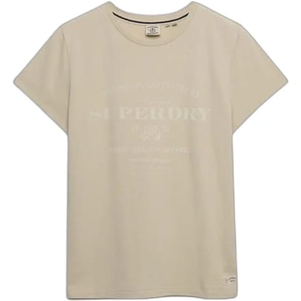 Dames-T-shirt Superdry Luxe Casual Classic