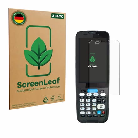 2 Stuks Screenprotector voor Unitech HT330 - Hoogwaardige Beschermfolie transparant