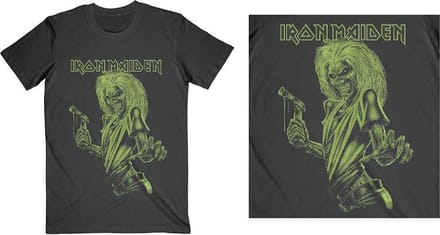 Iron Maiden - One Colour Eddie Heren T-shirt - M - Zwart