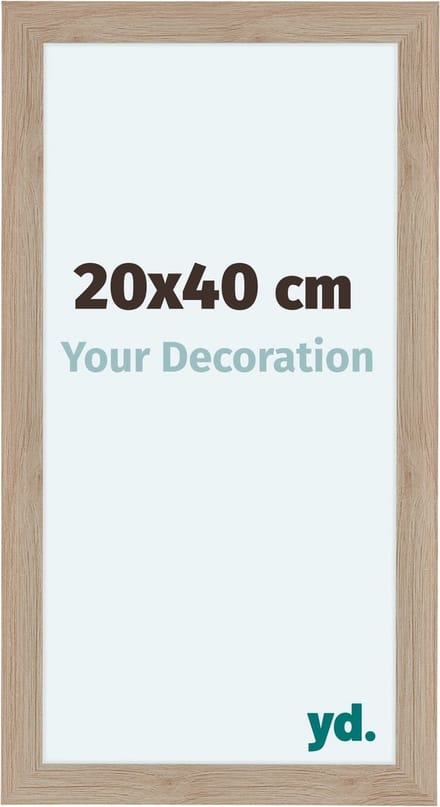 Your Decoration - Fotolijst 20x40 cm - MDF - Eiken Licht - Como