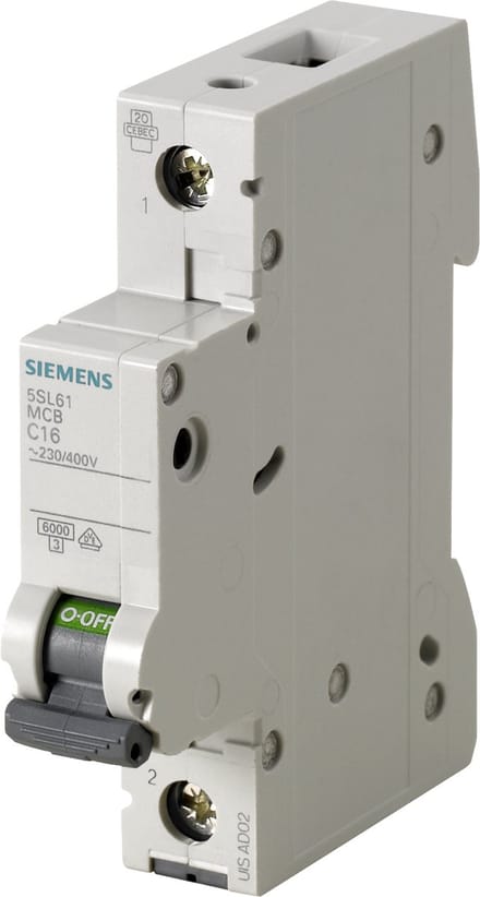 Zekeringautomaat 1-polig 10 A 230 V, 400 V Siemens 5SL61107