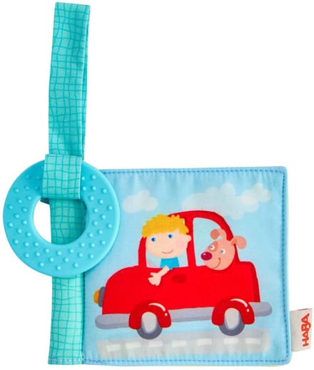 Haba buggyboek voertuigen - baby speelgoed boekje voertuigen.