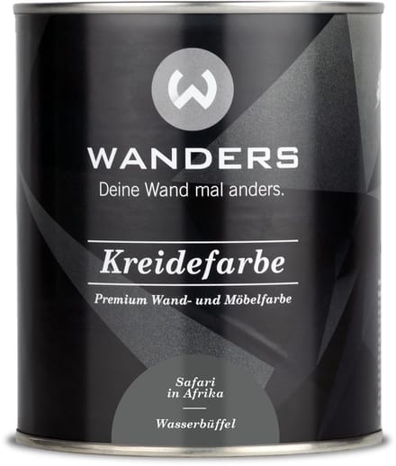 Wanders24 Shabby Chic krijtverf – 750 ml – waterbuffel grijs mat