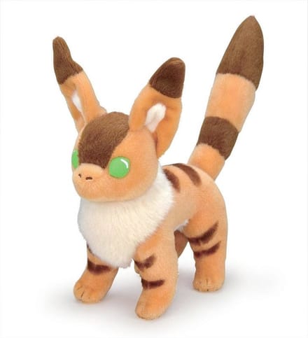 Sun Arrow Castle In The Sky Pluche knuffel Fox Squirrel 16 cm Oranje