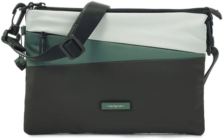 Hedgren Schoudertas Nova Orbit Flat Crossover Green Mix Donkergroen