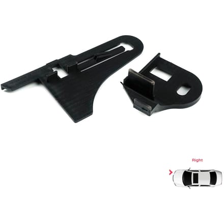 BHL511 Koplampbeugel Montage Reparatiebeugel Lipjes Set Rechterkant voor Renault Megane MK3 2008-2016 260100017R