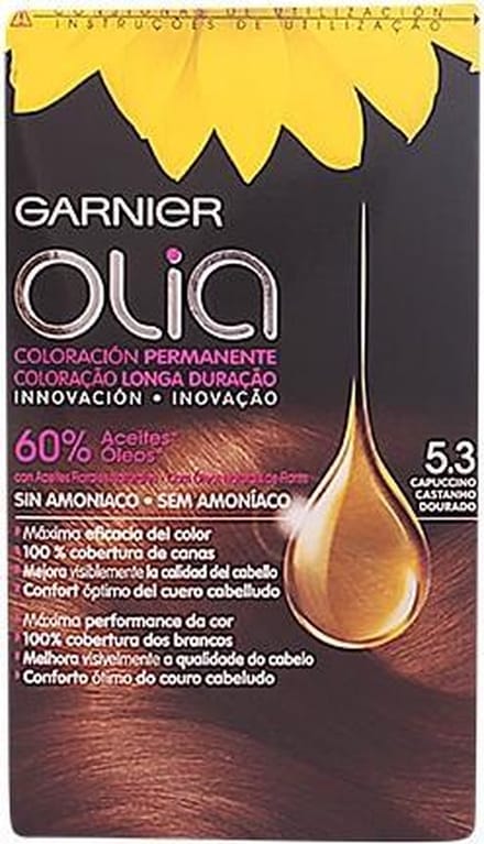 Olia Permanente Kleur #5,3 Cappuccino Set 4 stuks