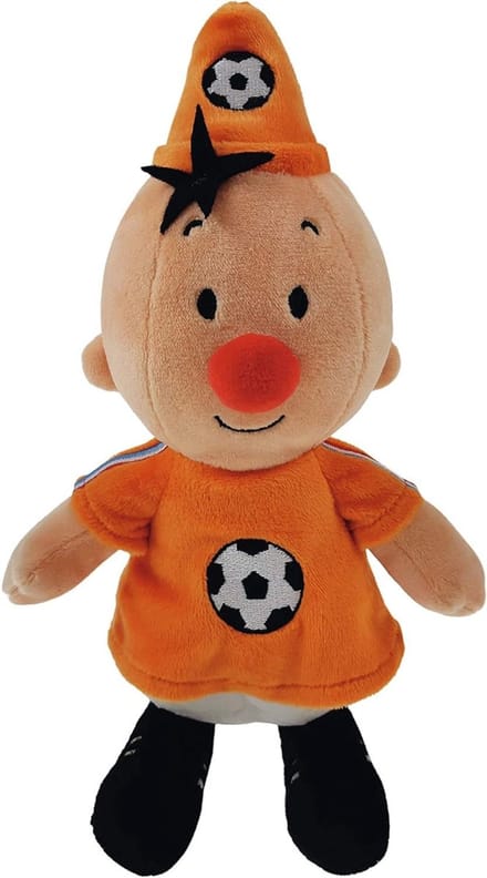 Pluche Speelgoed - Knuffelpop - Voetbal Fan - Uniek Verzamelaarsobject - 20 cm - Multicolor