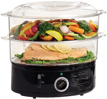 SNJY® Stoomkoker - Foodprocessor - Multicooker - Zwart