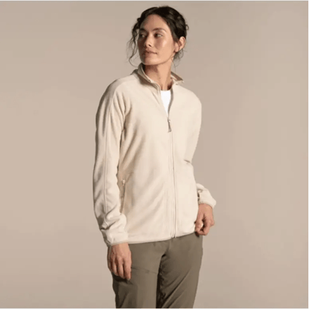 Craghoppers Nosilife Anya Ii Fleece Met Volledige Rits Beige 38 Vrouw