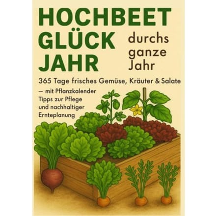 Hochbeet-Glück Durchs Ganze Jahr - 365 Tage Frisches Gemüse, Kräuter & Salate - Mit - Luise Gartmann