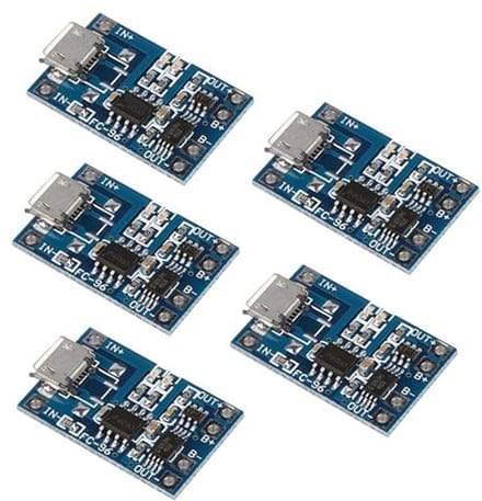 Mini USB Lithium Batterijlader voor 18650 Accu - 5V 1A Oplader