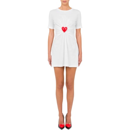 Moschino Dress White Taglia: 36 | Abiti Mini Outlet | Donna | Bianco