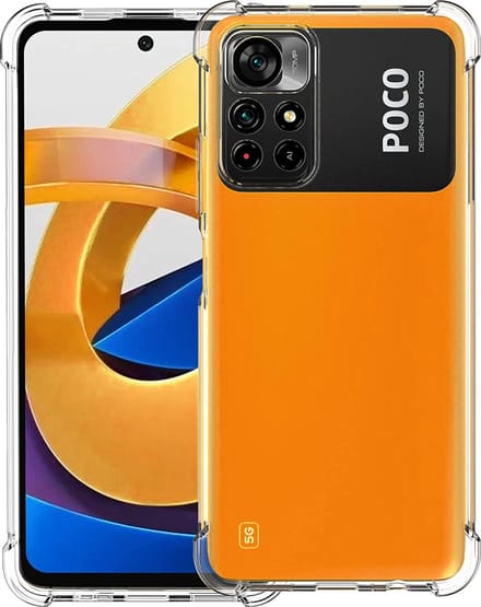 Hoesje geschikt voor Xiaomi Poco M4 Pro - Transparant Backcover Shockproof Case