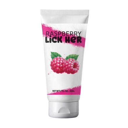 Eetbare Body Creme met Framboos Smaak - 50 ml