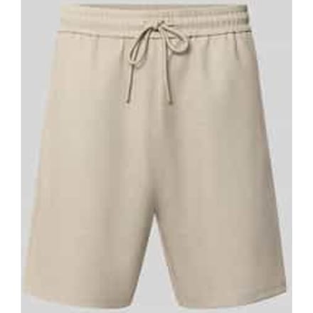 straight fit short met viscose