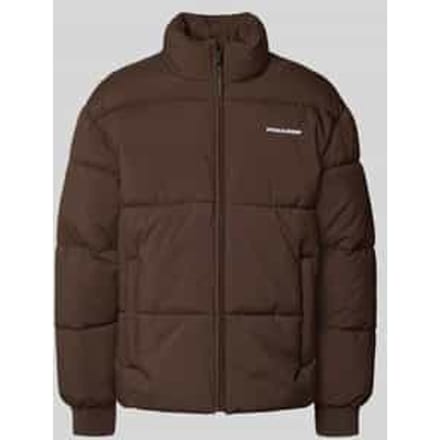 regular fit buffer jacket met logostitching model 'Solin'