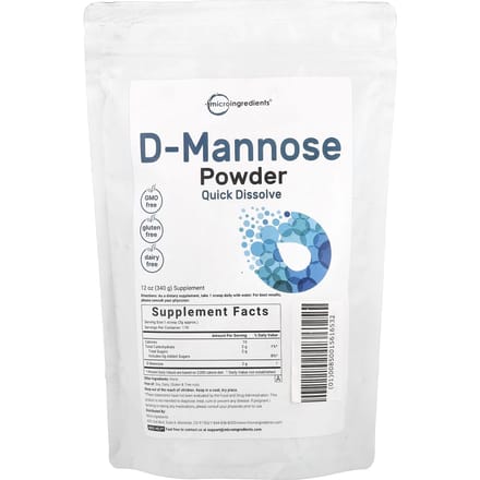 Micro Ingredients, d-Mannose Poeder, 12 oz (340 g)