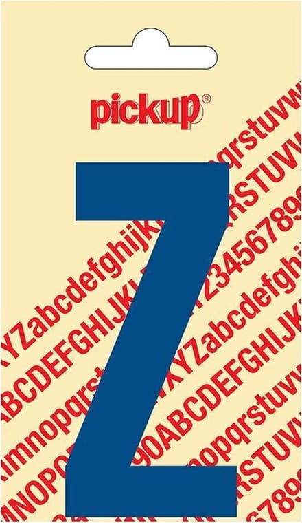 Pickup plakletter Nobel 90 mm blauw Z - 31052090Z