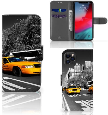 Apple iPhone 11 Pro Flip Cover New York Taxi