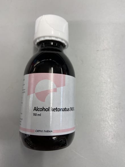 Alcohol Ketonatus 96% 4x 100 ml