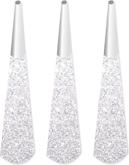 Haza Original Feesttoeters Zilver 6 Stuks