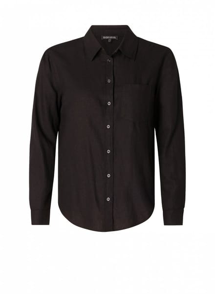 BASE LEVEL CURVY Yaella Shirts - Black - maat 3(52)