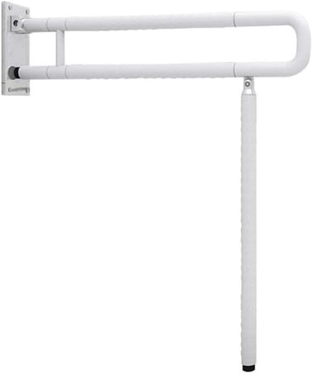 Opvouwbare Beugel - Veiligheidshandvat Douche - Badkamer Veiligheid - Opklapbaar Ontwerp - 60 cm Lengte - Wit
