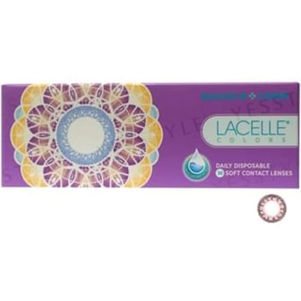 BAUSCH+LOMB - Lacelle 1 Day Lace Color Lens Charming Bronze 30 pcs P-4.50 (30 pcs)