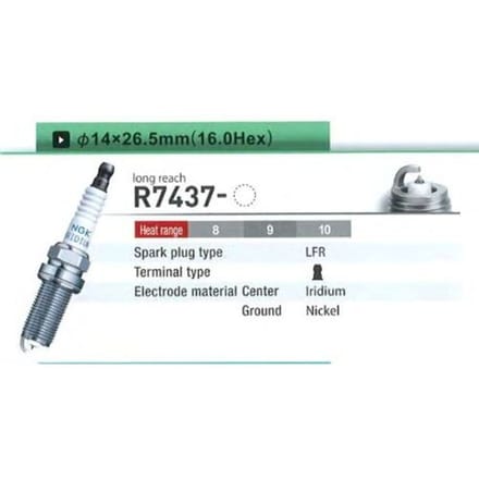 Bougie  NGK R7437-9 4
