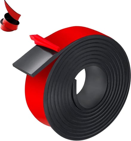 Rubberen strips 40mmx2mmx3m - Neopreen mat - Massief rubberen profielen