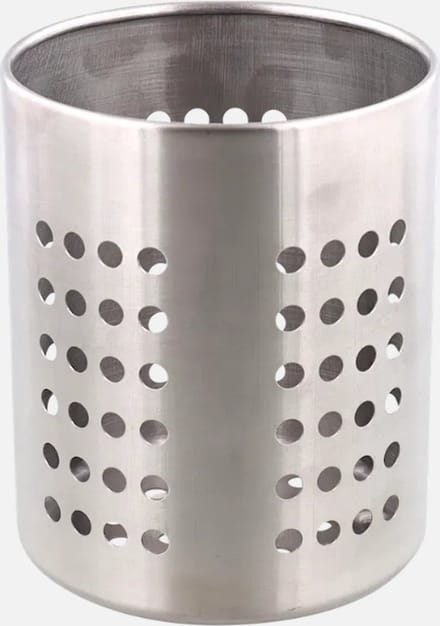 Bestekhouder - RVS - Zilver - Ø 11,1 x 13,5 cm