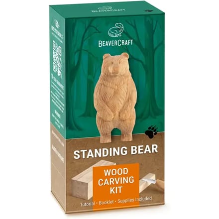 Beavercraft Staande Beer Houtsnijwerk Hobby-Kit