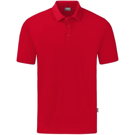 Jako Organic Polo Stretch Heren - Rood | Maat: M
