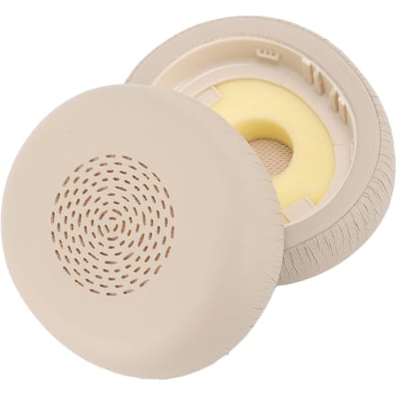Vervangende oorkussens voor Evolve2 75 PC draadloze headset Traagschuim Eiwitleer Hoofdtelefoon Oor beige