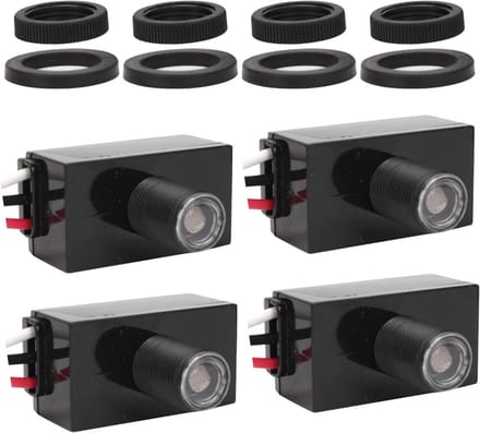 4 Stks Fotocel Sensor Verlichting Schakelaar voor Buitenverlichting