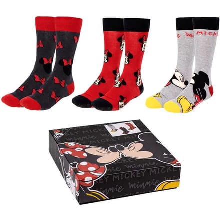 Disney Minnie Mouse Sokken Cadeauverpakking - 3 Paar