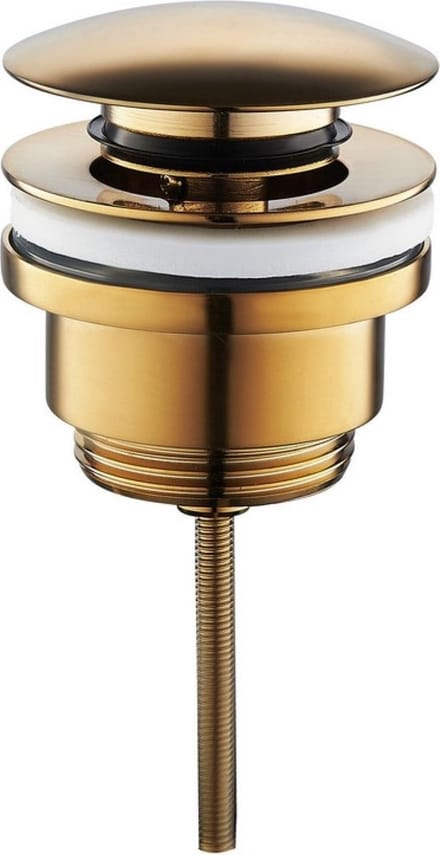 Sanifun Luxe Clickwaste Sprangler Geborsteld Messing – Wastafel & Fontein Clickafvoer