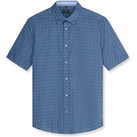OLYMP Casual Overhemd, Regular Fit, Kent, Marineblauw