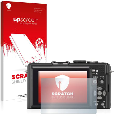 upscreen - Screenprotector voor Panasonic Lumix DMC-LX3 - Folie Beschermfolie transparant