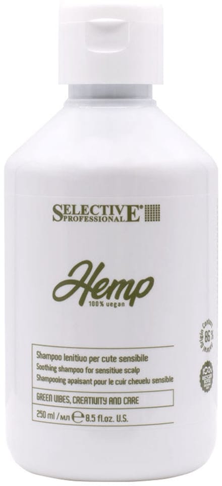Selective Professional Hemp Lenitive Shampoo250ml - soothing shampoo for sensitive scalp