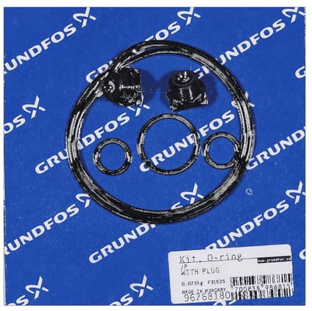 GRUNDFOS vervangingsonderdeel kit O-ring voor JP5/6 met stop, 96768180