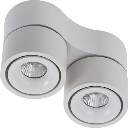 KS Verlichting Ole 2 Opbouwspot Wit